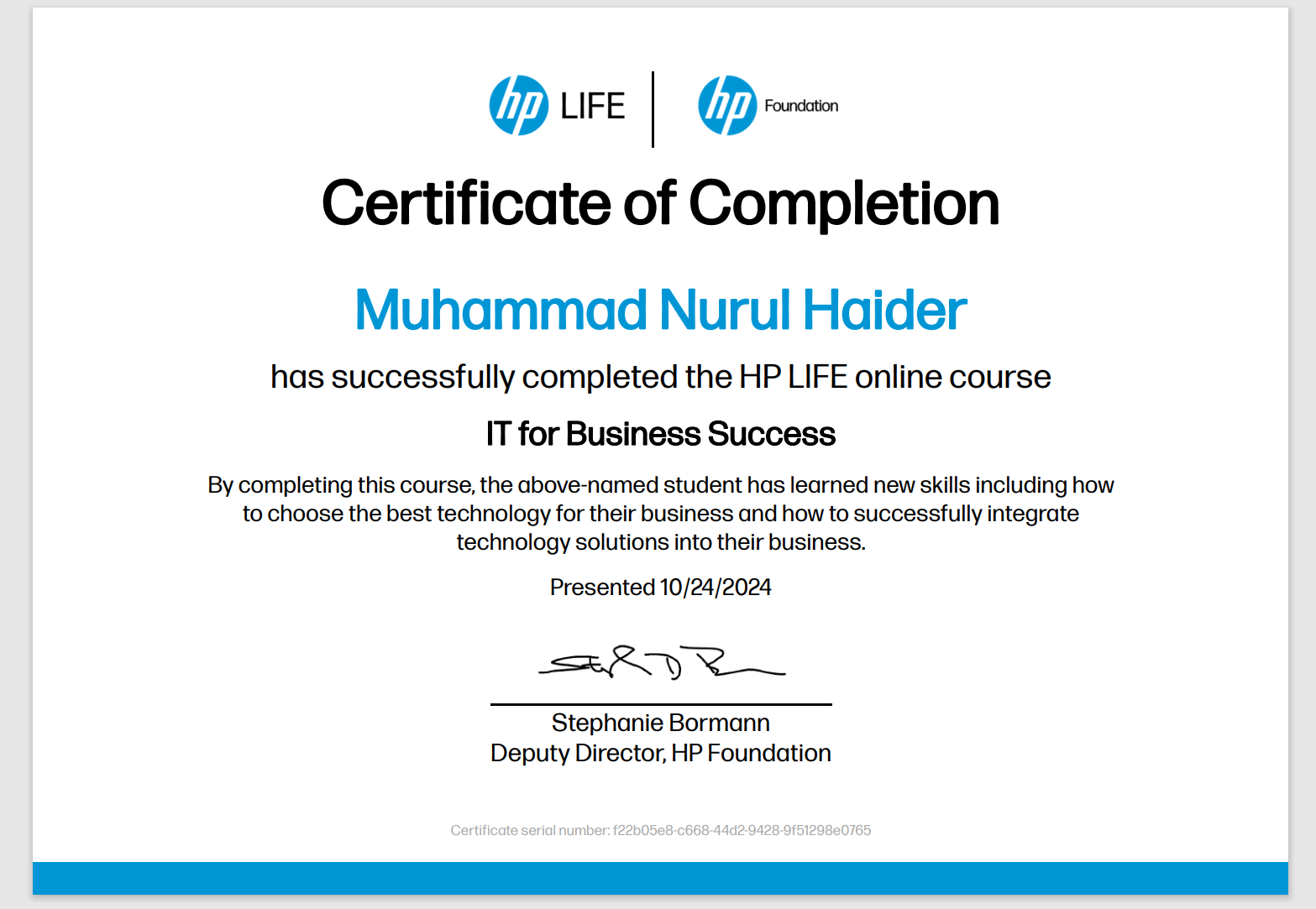 Certificate 4